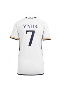 Real Madrid Vinicius Junior #7 Jalkapallovaatteet Naisten Kotipaita 2023-24 Lyhythihainen